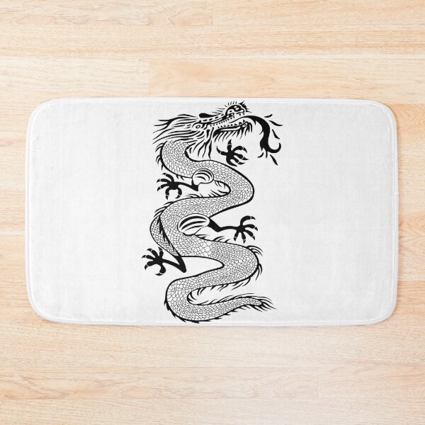 Item preview, Black dragon wild design designed and sold by Marrilim.