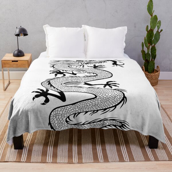 Item preview, Black dragon wild design designed and sold by Marrilim.