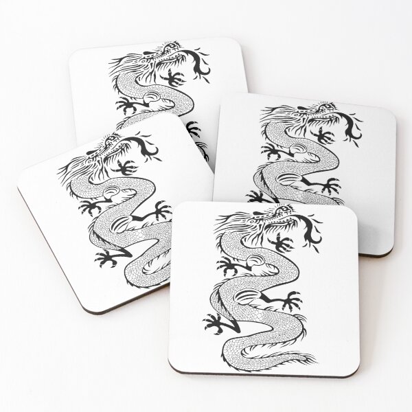 Item preview, Black dragon wild design designed and sold by Marrilim.