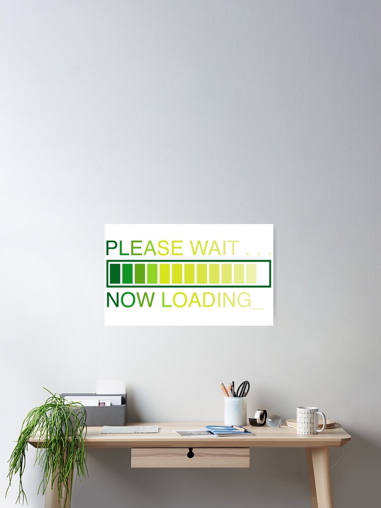 Thumbnail 2 of 3, Poster, Progress_Bar designed and sold by auraclover.