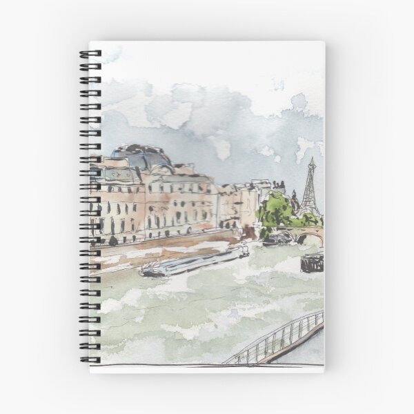 Item preview, Paris Seine with Eiffel Tower designed and sold by Jennie Kessinger.