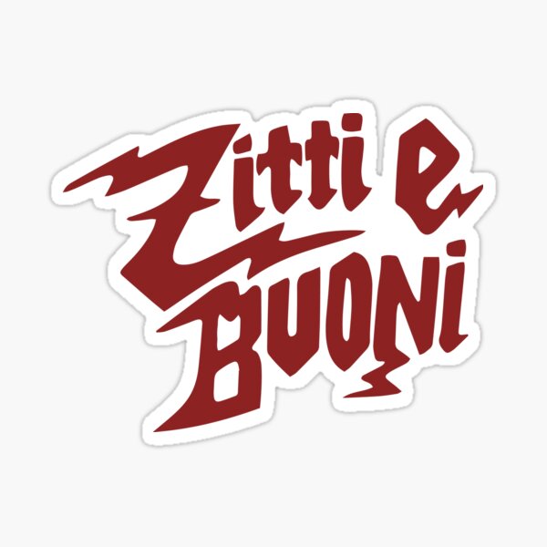 "MANESKIN Zitti e Buoni" Sticker for Sale by lacato | Redbubble