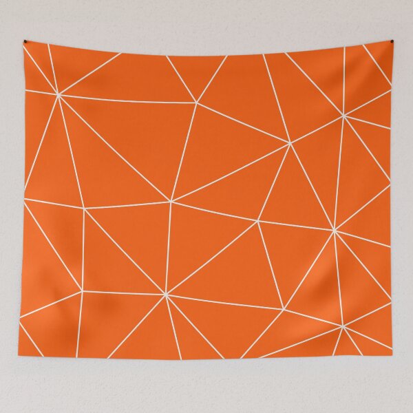Item preview, Orange Minimal Geometric Triangle Design  designed and sold by patternsoup.