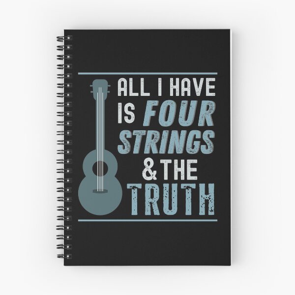 Item preview, All I Have Is 4 Strings And The Truth Ukulele designed and sold by 12BarTees.