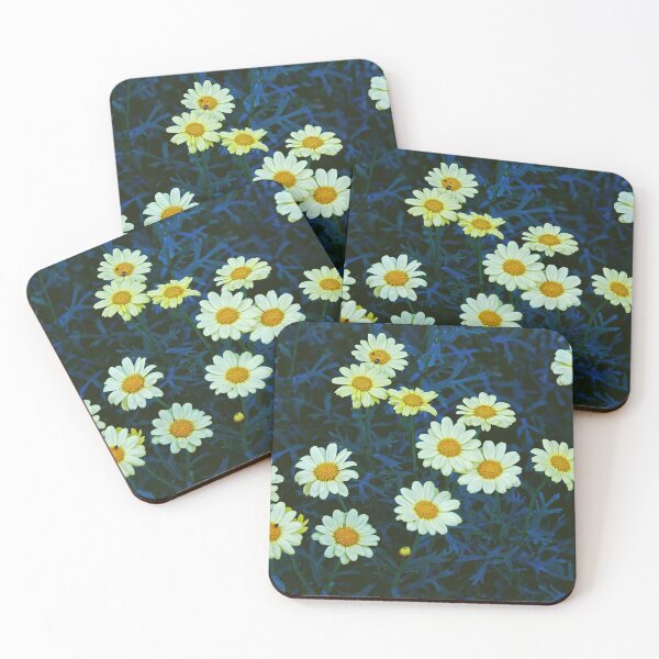 Item preview, Soft yellow marguerites among blue leaves  designed and sold by CarolinaReina.