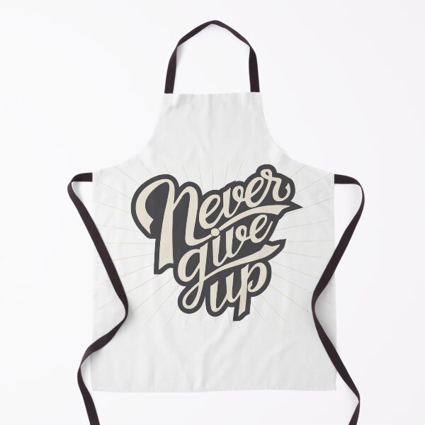 Item preview, never give up designed and sold by Sya Prints.
