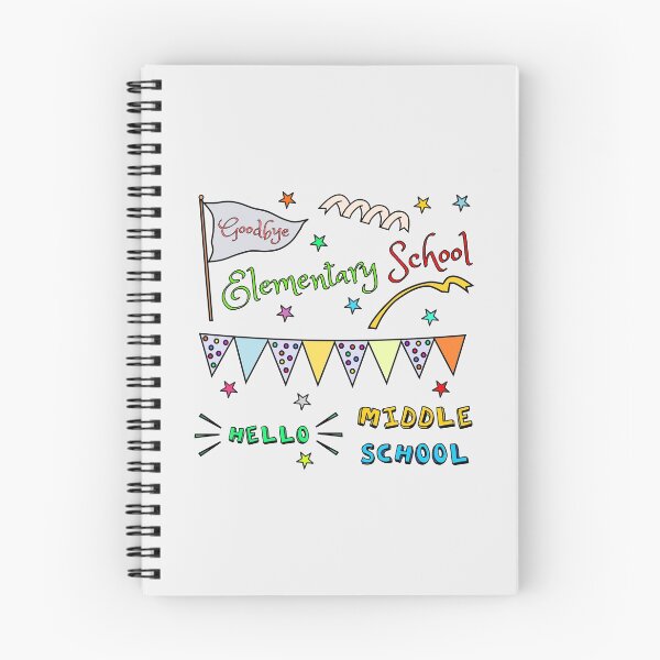 Item preview, Hello Middle School Graduation Elementary School designed and sold by KittyPolka.