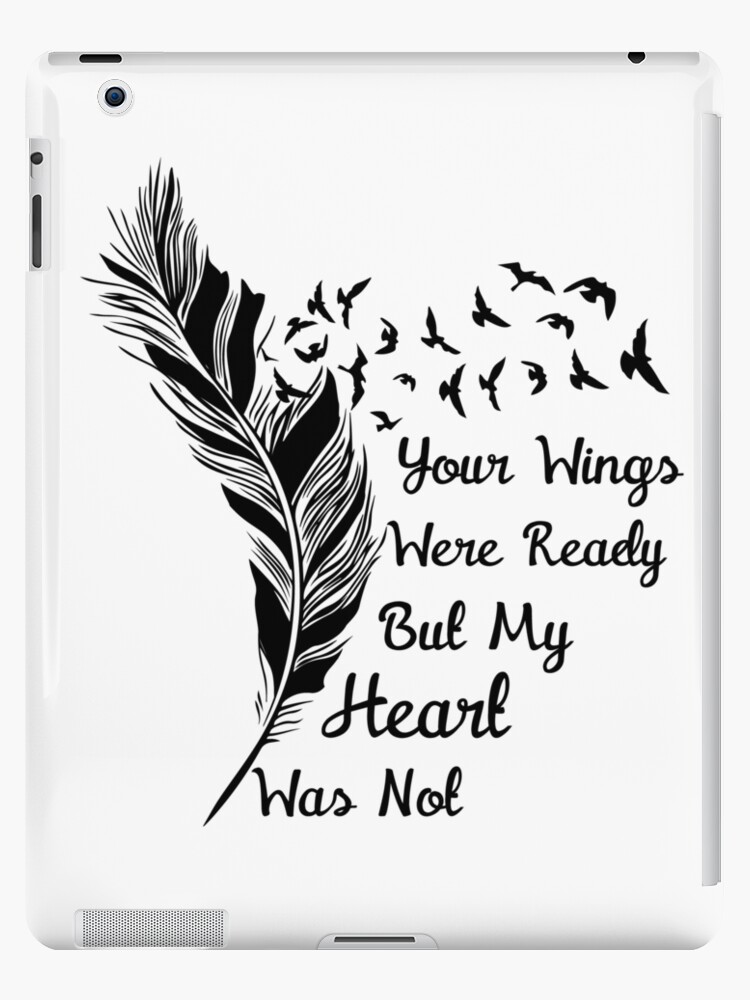 In Loving Memory svg, Heaven and Angel Wings 05 | iPad Case & Skin