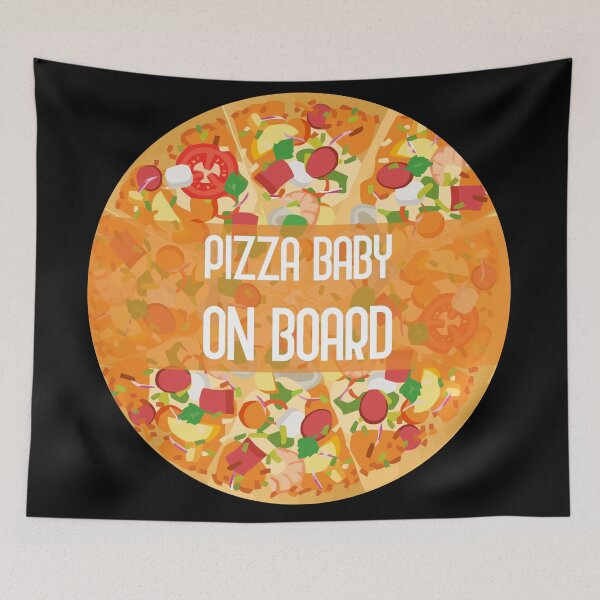 Item preview, Pizza baby on board designed and sold by GoranDesign.