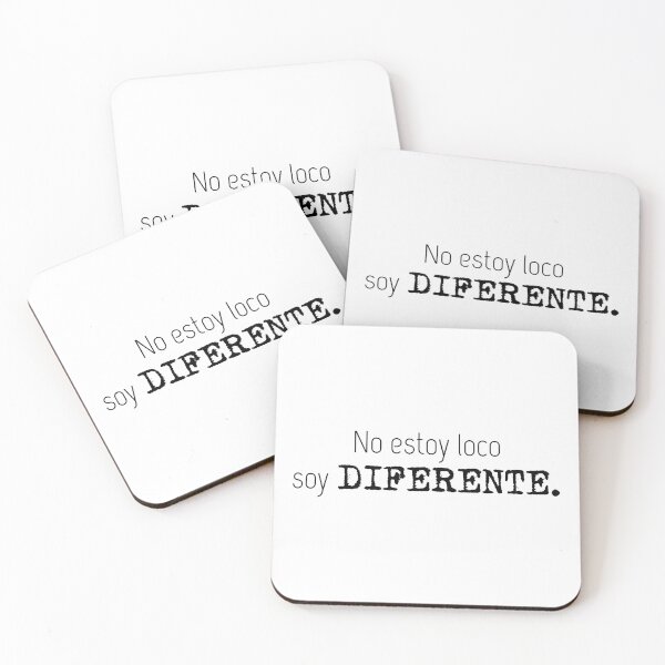 Item preview, No estoy loco, soy diferente #black designed and sold by blacklittlemoon.