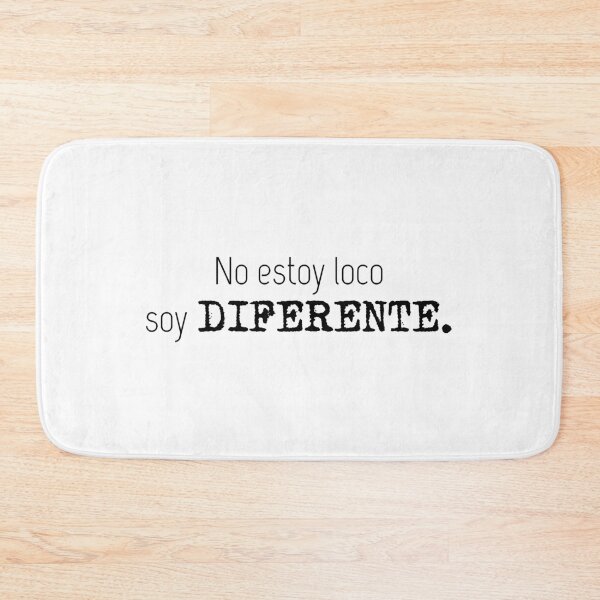 Item preview, No estoy loco, soy diferente #black designed and sold by blacklittlemoon.