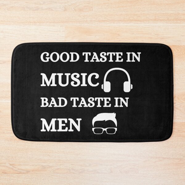 Item preview, Good Taste In Music Bad Taste in Men (Glasses) designed and sold by CaitU.