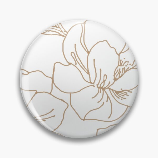 Item preview, brown flower print designed and sold by Emilynoyes.