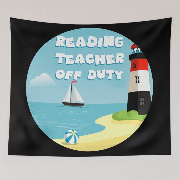 Item preview, Reading teacher off duty designed and sold by GoranDesign.