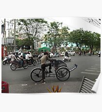 Traffic in Ho Chi Minh Poster
