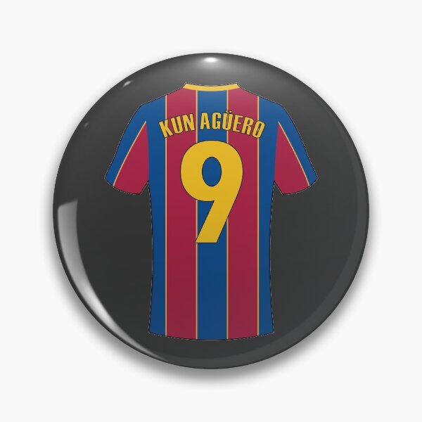 Item preview, Sergio Aguero barcelona football jersey designed and sold by Justtrendytees.