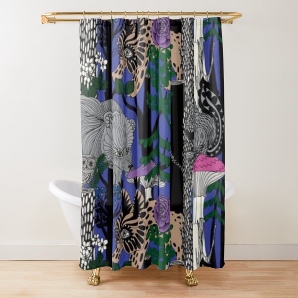 marimekko wallpaper Shower Curtain