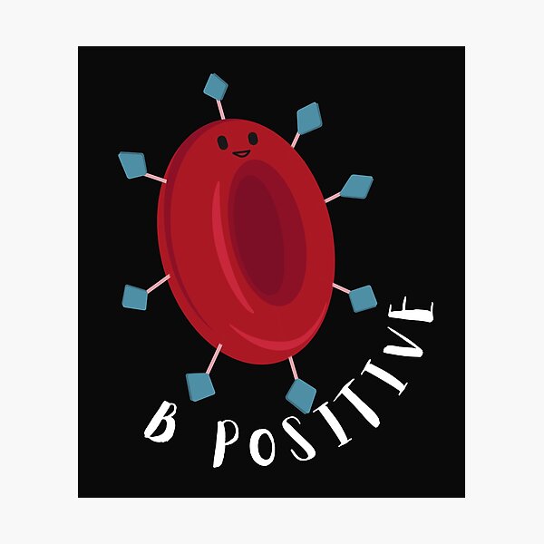 b-positive-blood-cell-design-photographic-print-for-sale-by-azure