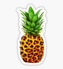 Cheetah Pineapple Sticker