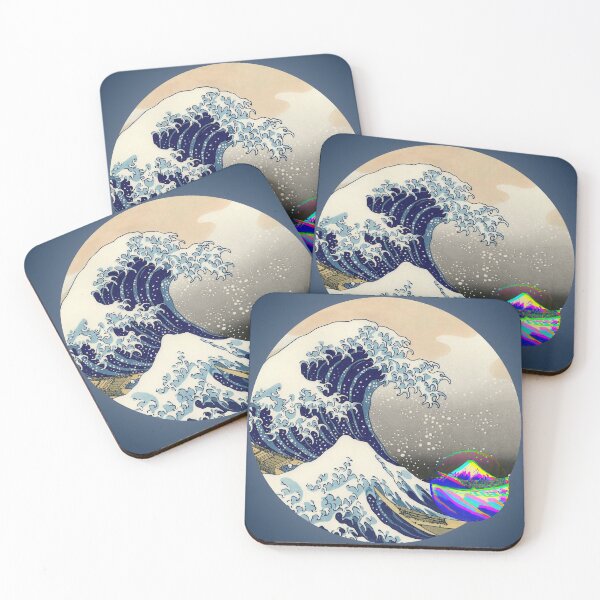 Item preview, The Great Wave: Eclectic Circular Glitch Version designed and sold by Dator.