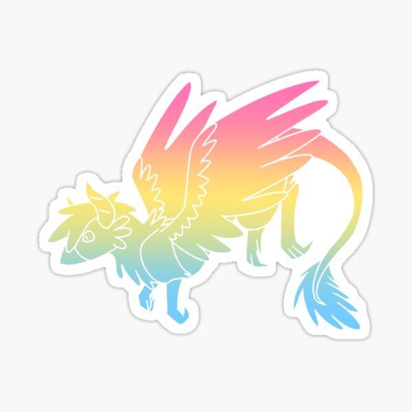 Pan Pride Dragon Sticker