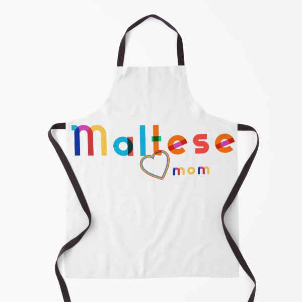 Item preview, Maltese Mom Rainbow lettering - Modern Design - Heart accent designed and sold by 8PawsStudio.