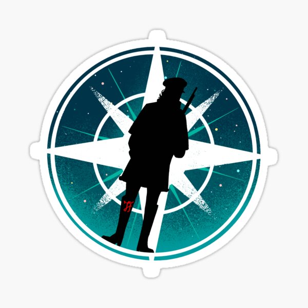 Compass Sticker
