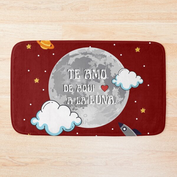 Item preview, Moon love with stars, clouds, rocket and Saturn.  designed and sold by Ismar0904.