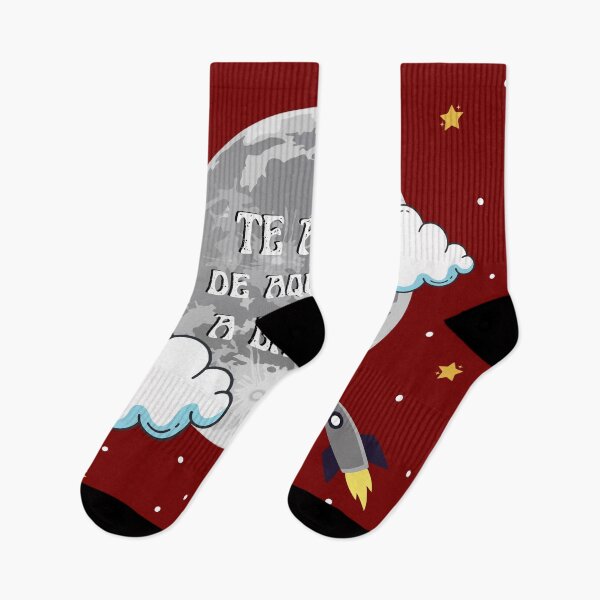 Item preview, Moon love with stars, clouds, rocket and Saturn.  designed and sold by Ismar0904.