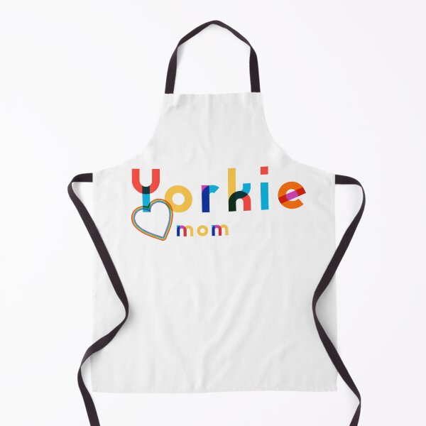 Artikelvorschau, Yorkie Mom Rainbow Schriftzug - Modernes Design - Herzakzent entworfen und verkauft von 8PawsStudio.