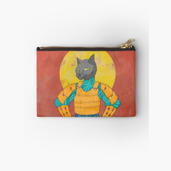 Item preview, Humanoid cat in orange samurai armor designed and sold by AmpawPawp.