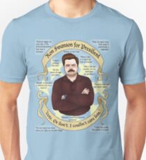 ron swanson for president shirt