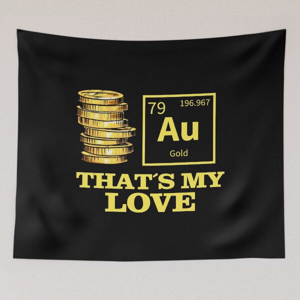Item preview, I love gold I invest in gold I goldsmith designed and sold by Alex-Creare.