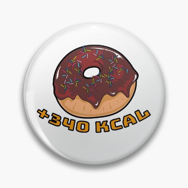 Item preview, +++CKAL - Donut +340 KCAL designed and sold by holyjoshartwork.