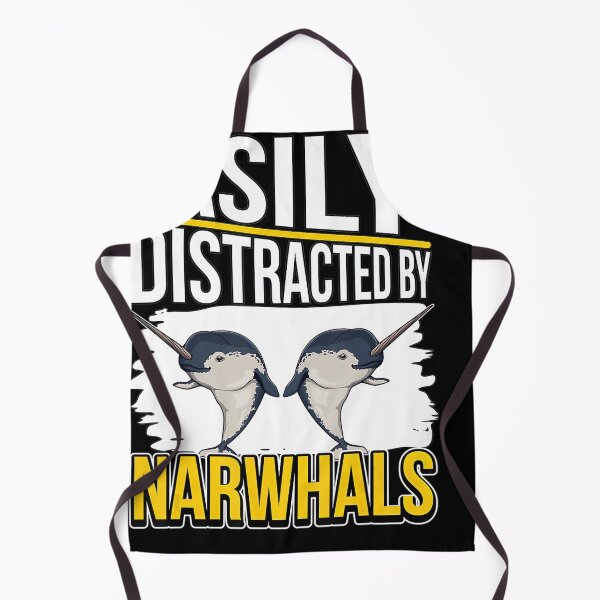 Item preview, Narwhal Quote Narwhale Easily Distracted By Narwhals designed and sold by sherriwester.