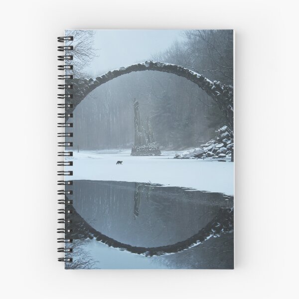 Item preview, Cat beneath Winter Rakotzbrücke designed and sold by Tim Paulawitz.