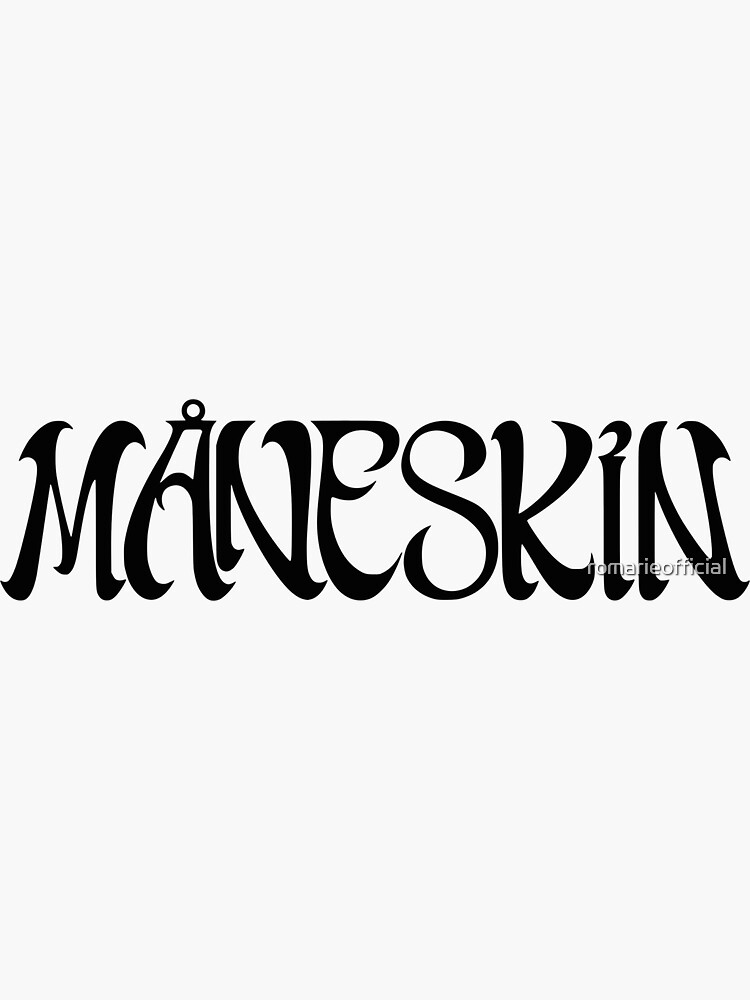 Thumbnail 3 of 3, Sticker, Maneskin designed and sold by romarieofficial.