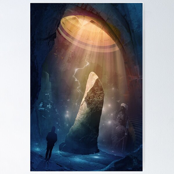 Item preview, The secret monolith chamber - blue version designed and sold by Luis Peres.