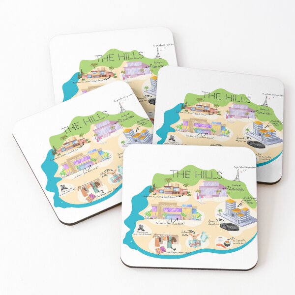 Item preview, MTV "The Hills" map designed and sold by laureenlg.
