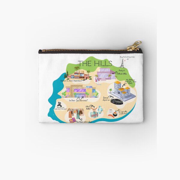Item preview, MTV "The Hills" map designed and sold by laureenlg.