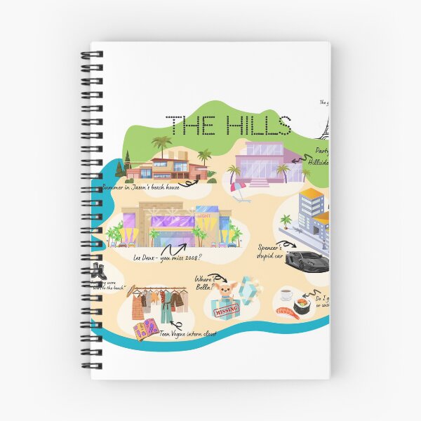 Item preview, MTV "The Hills" map designed and sold by laureenlg.