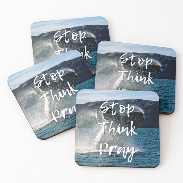 Item preview, Breaching Orca | Stop, Think, & Pray designed and sold by AdoptKM.