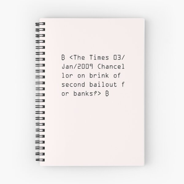 Item preview, Bitcoin Genesis Block Caption designed and sold by Klabautin.