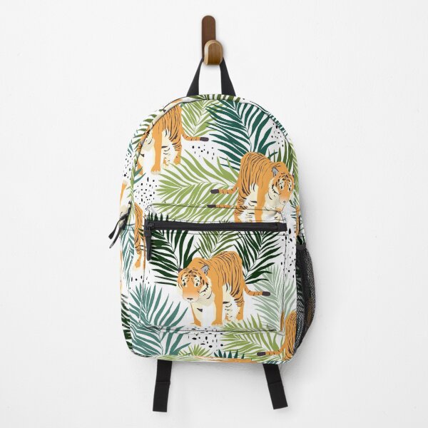 Item preview, pattern with tigers and palm leaves designed and sold by SaturnO27.