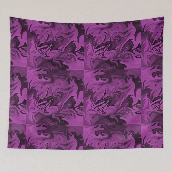 Artikelvorschau, Chaos Stream in Lila Fuchsia entworfen und verkauft von Swirlify Apparel.