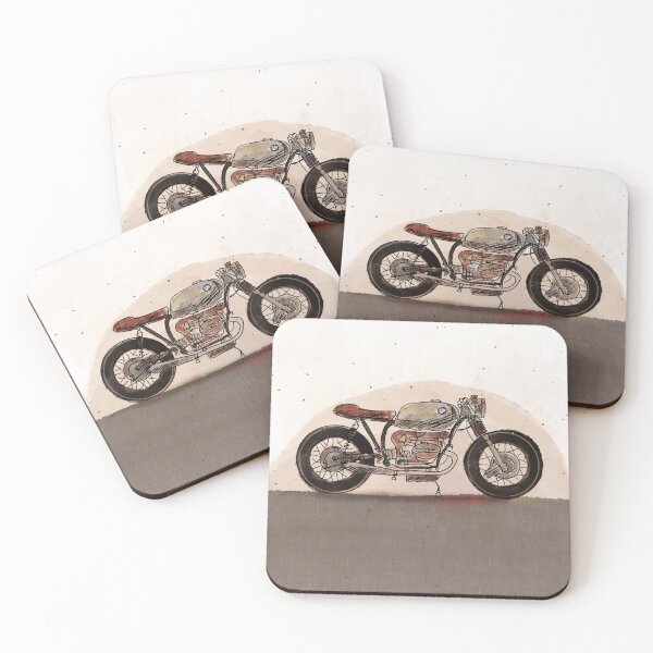 Item preview, Classic motorcycle watercolor 3 designed and sold by IntrepidRiders.
