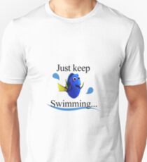 Finding Dory - Just keep Swimming Unisex T-Shirt