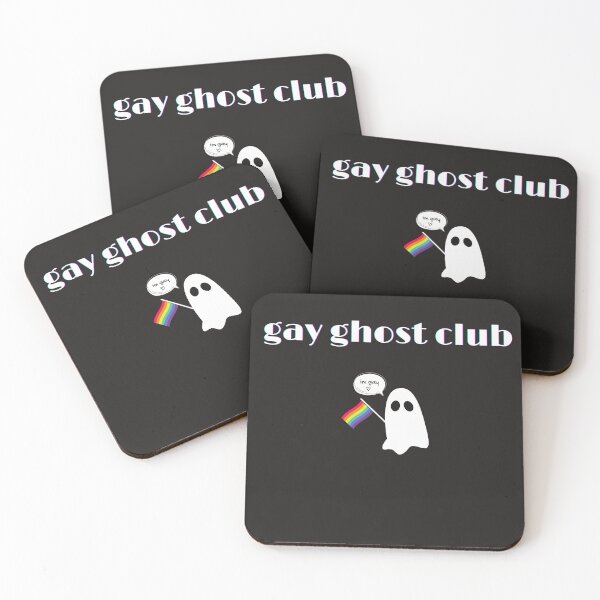 Item preview, gay ghost club designed and sold by goblinbabe.