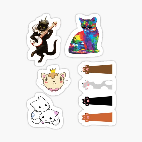 Cute Cat PFP Sticker for Sale by thetechnopath