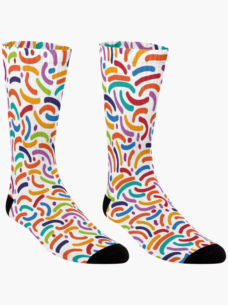 Thumbnail 3 of 5, Socks, Abstract pattern. designed and sold by KasTanDesign.